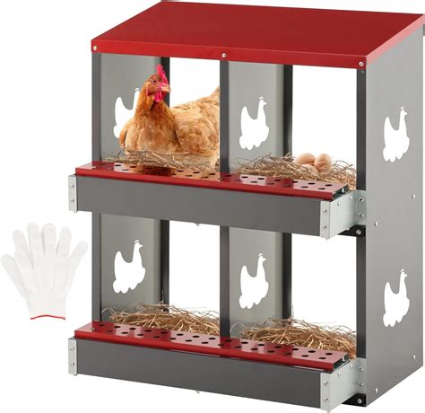 metal laying boxes for sale|Amazon.com: Metal Chicken Nesting Boxes.